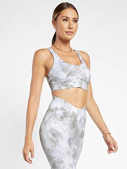 Ring Color Fast Sports Bra - Glacier Grey